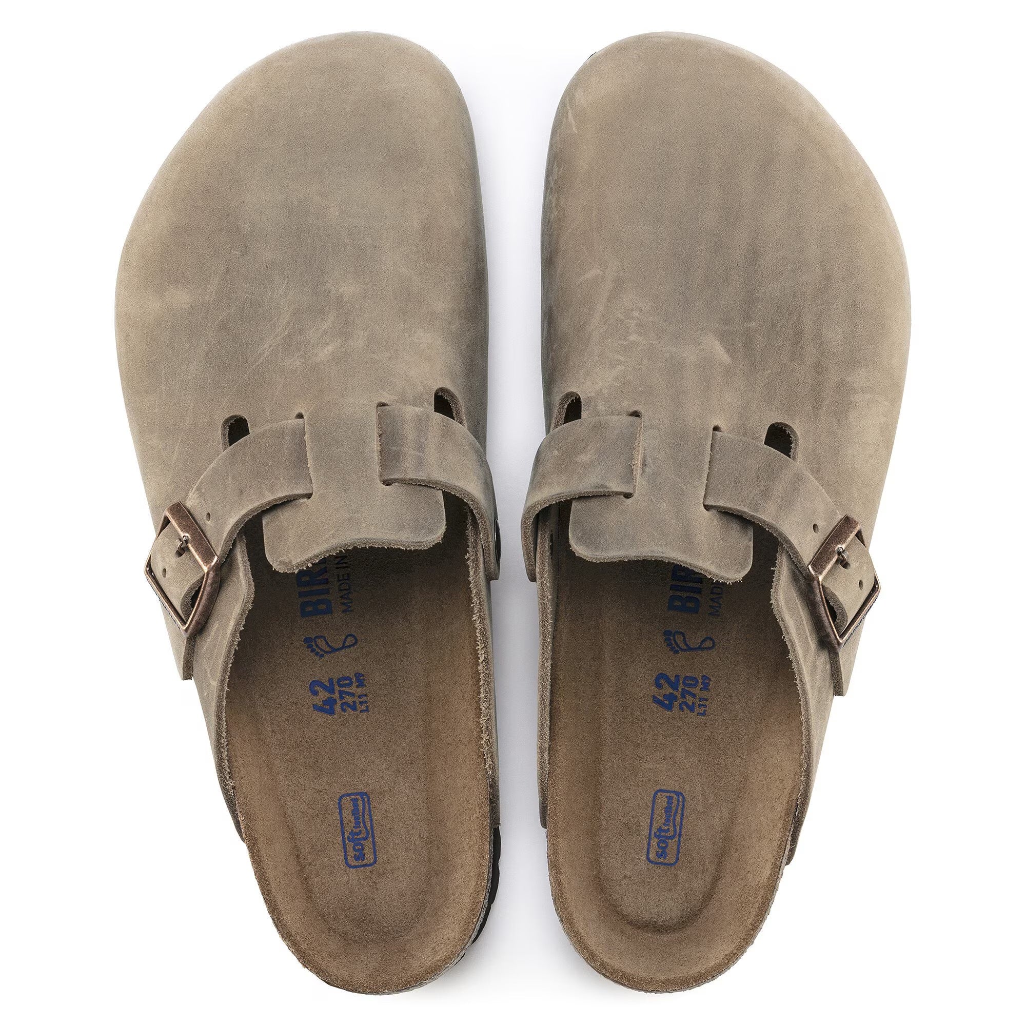 Boston Soft Footbed Oiled (Tobacco) top