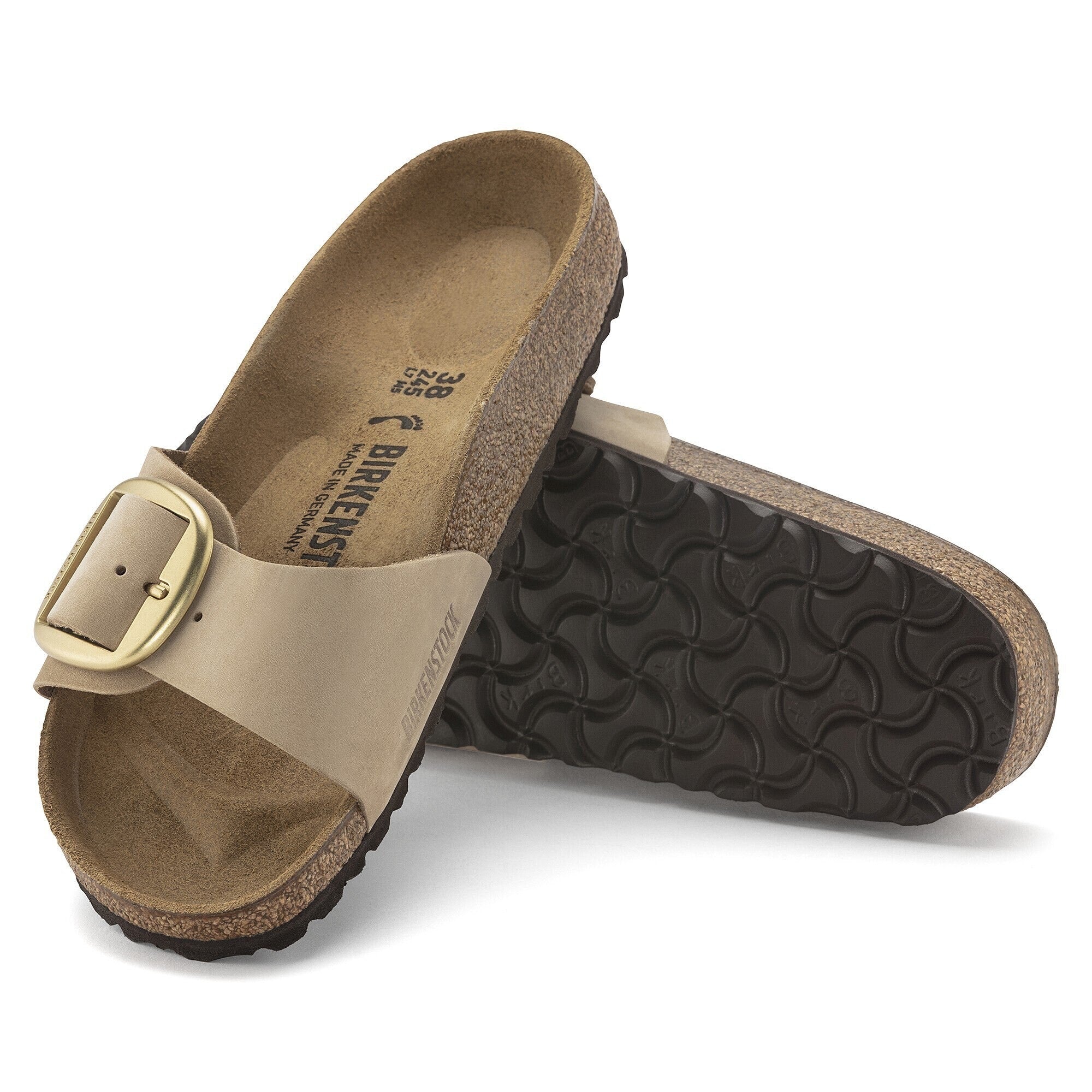 Madrid Big Buckle (Sandcastle) front&sole