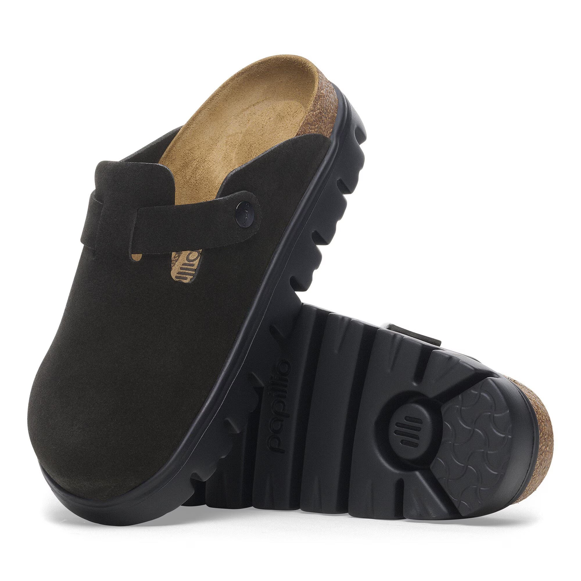 Birkenstock Boston Chunky (Black) – Hansen's