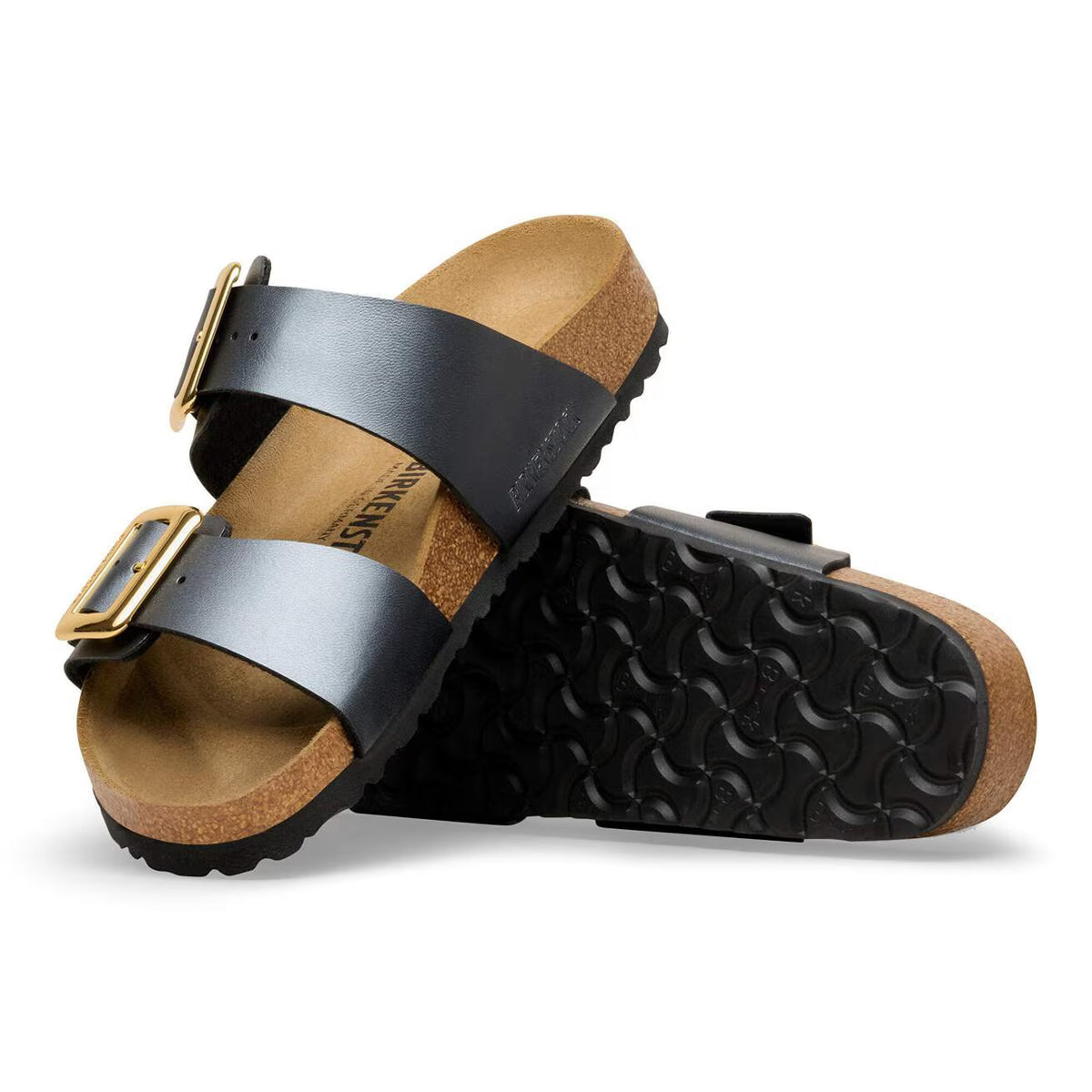 Sydney Luxe Buckle (Metallic Black) sole