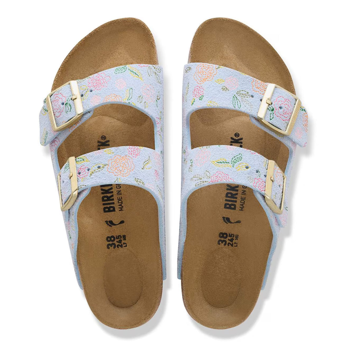 Arizona Flowers (Baby Blue) top