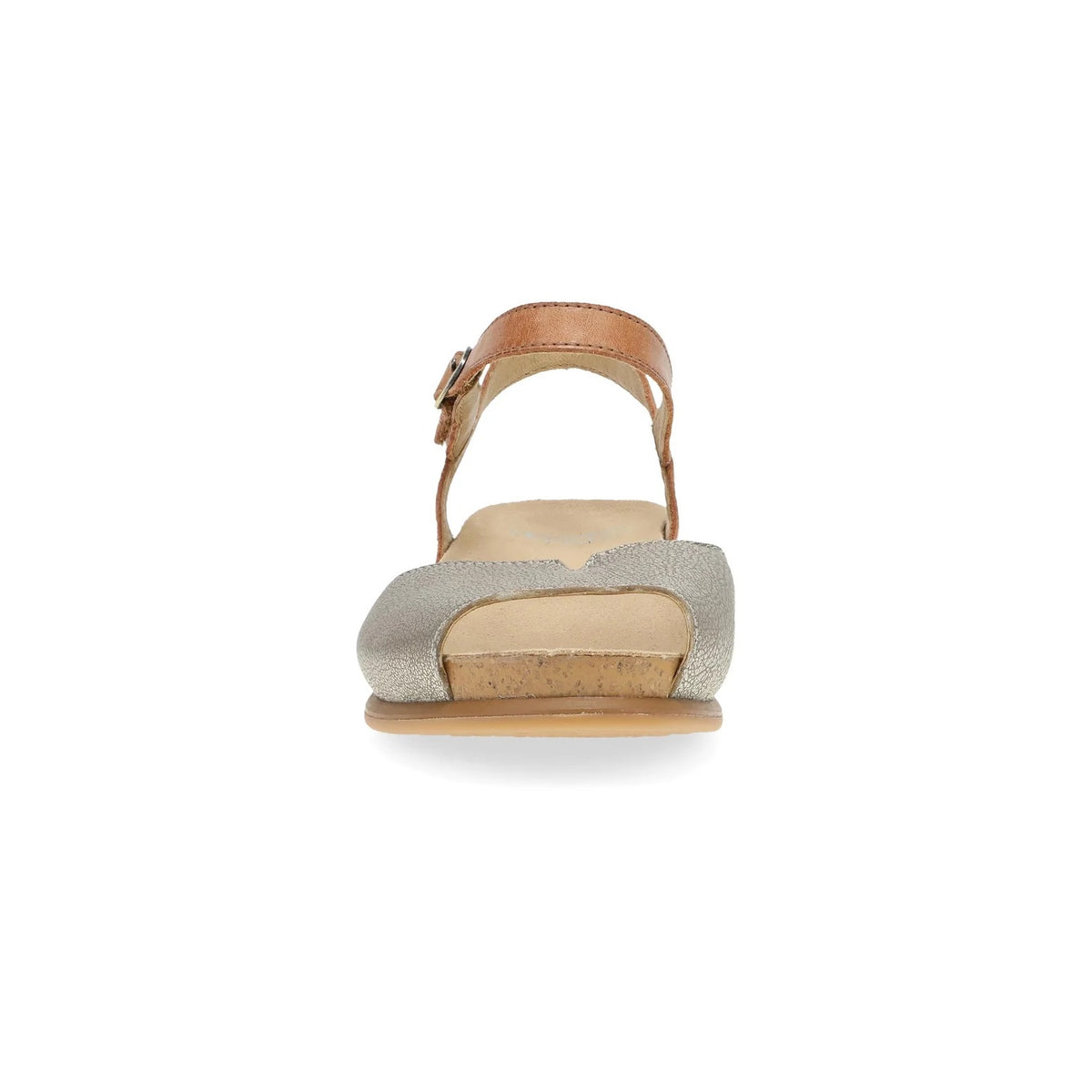 Cass (Platino/Tan Leather) front