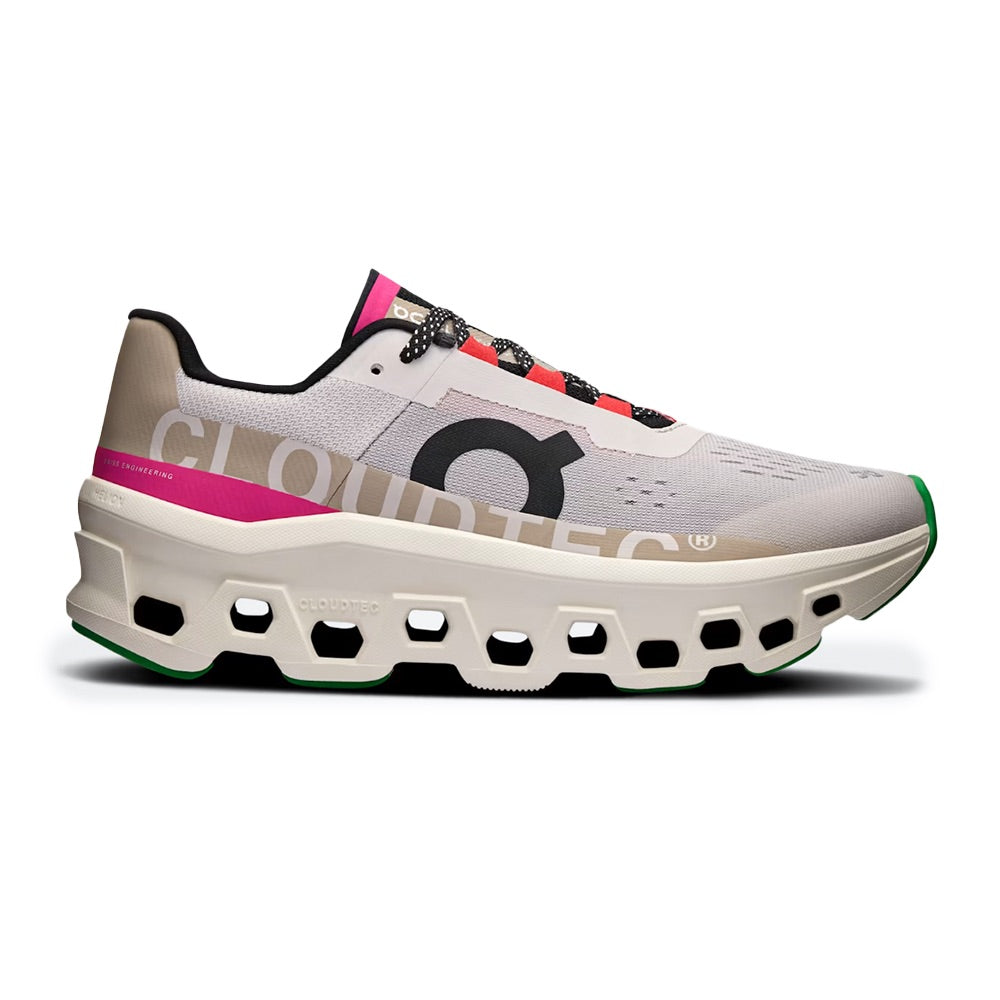 on cloud shoes monsters On Women's Cloudmonster Silver/Ivory / 9.5