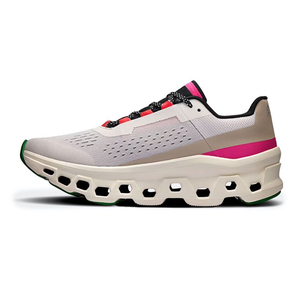 On Women's Cloudmonster Silver/Ivory / 9.5
