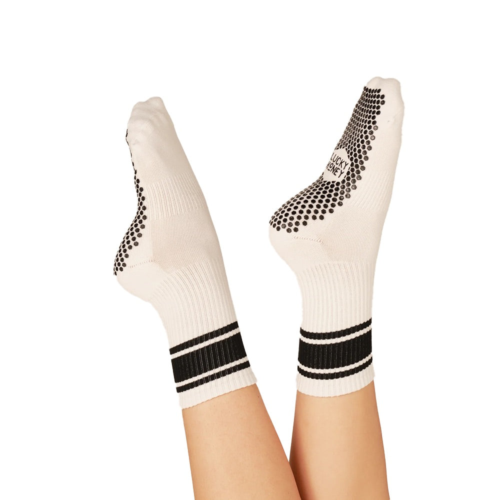 The Crew Sock (White Black) 1