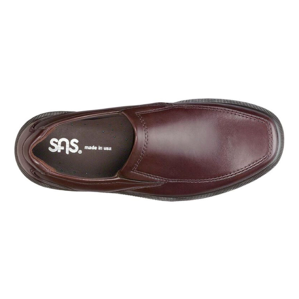 SAS Mens 11.5 N Brown Leather Slip On Loafers Tripad Comfort Drivers Weekender Slip On Loafer | SAS Shoes main image 3