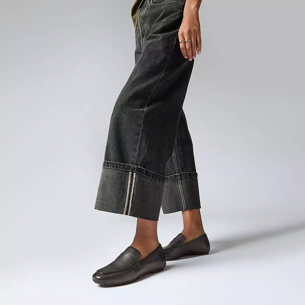 Delicato Loafer (Black) when worn