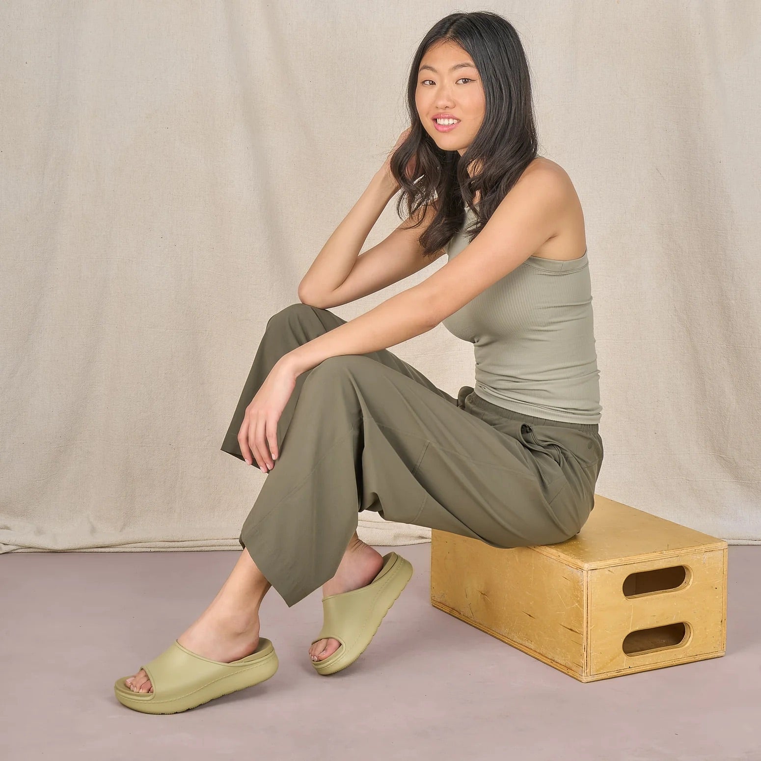 Devyn (Sage Molded) when worn