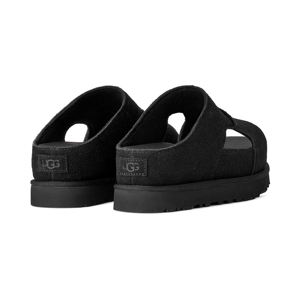 Women's Goldenstar Hi Cutout Slide (Black) back