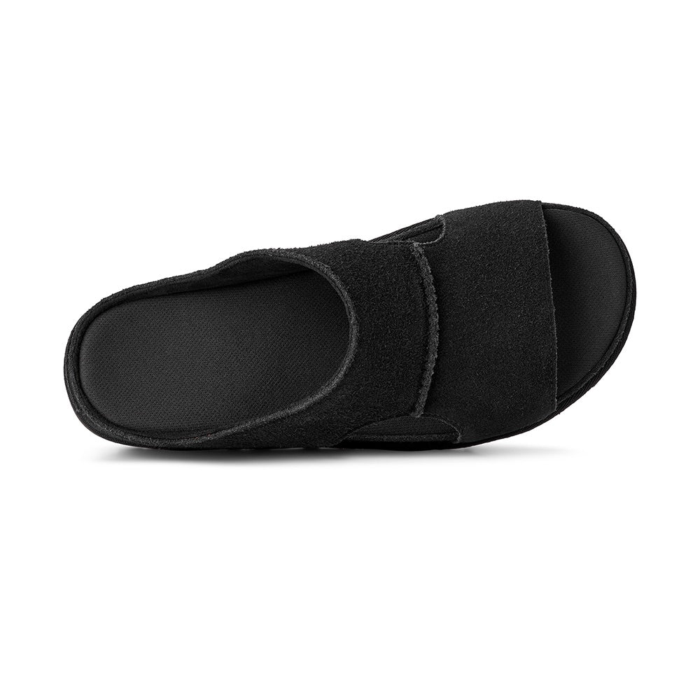 Women's Goldenstar Hi Cutout Slide (Black) top