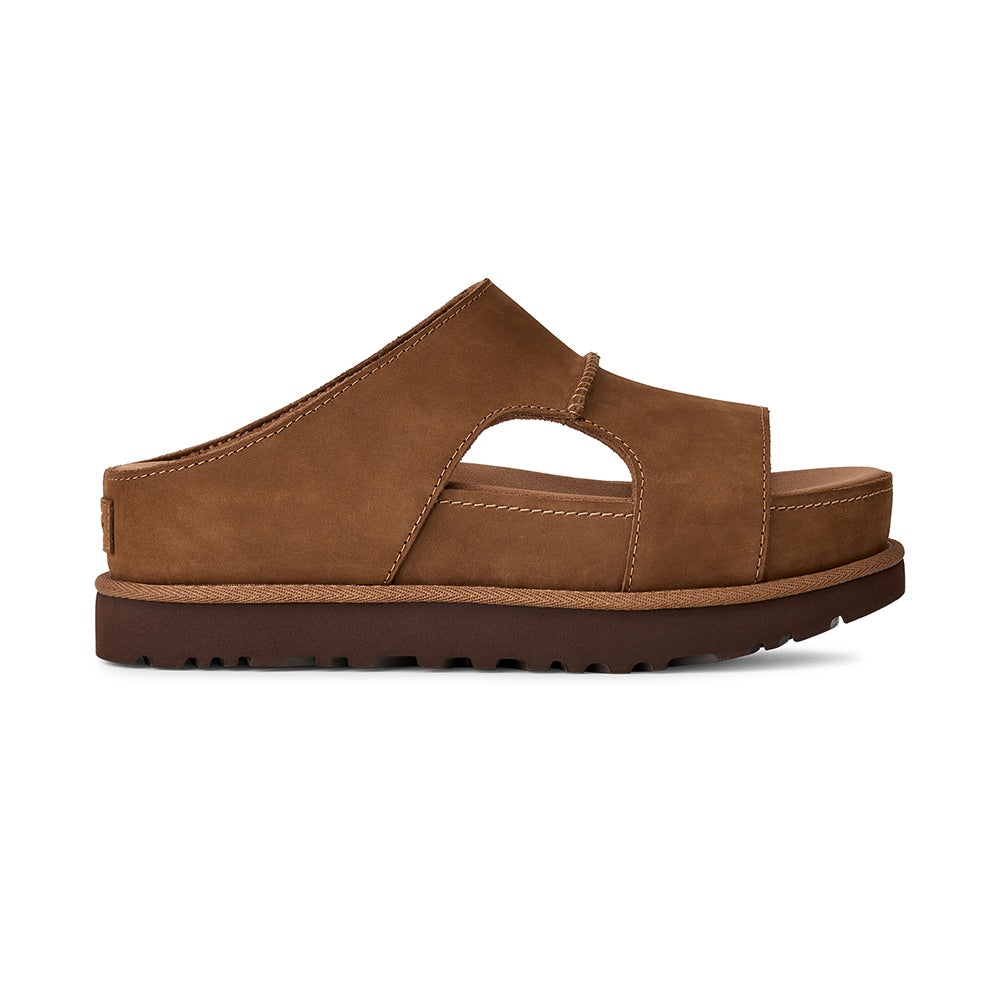 UGG Women's Goldenstar Hi Cutout Slide (Dark Chestnut) – Hansen's