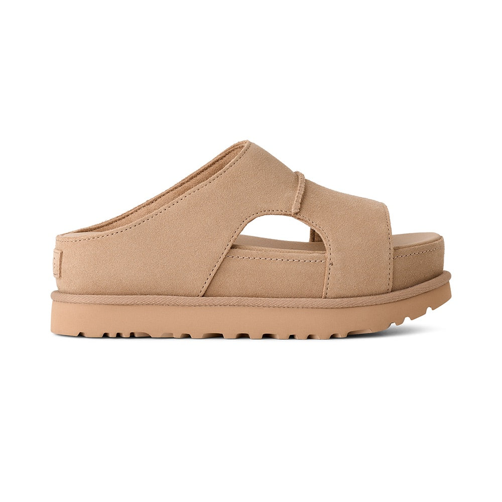 UGG W GOLDENSTAR CUTOUT SLIDE サンダル UGG Women's Goldenstar Hi Cutout Slide (Sand) – Hansen's