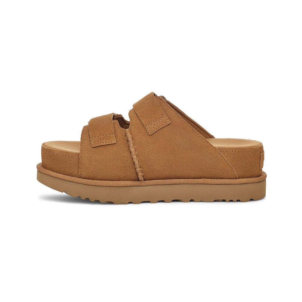 WOMEN'S UGG GOLDENSTAR HI SLIDE SANDAL | CHESTNUT – Randy's