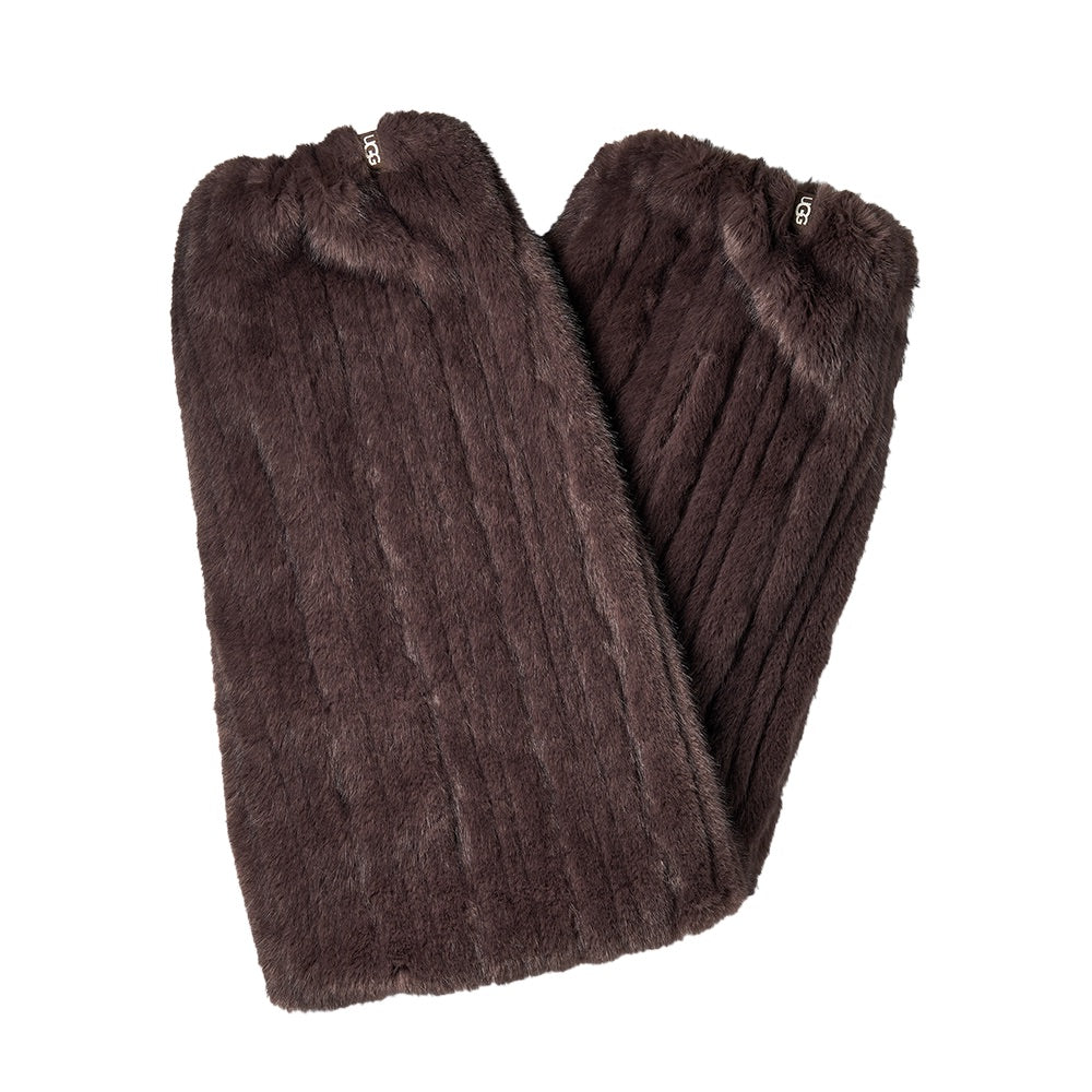 Women's Ismay Faux Fur Legwarmer (Burnt Cedar)