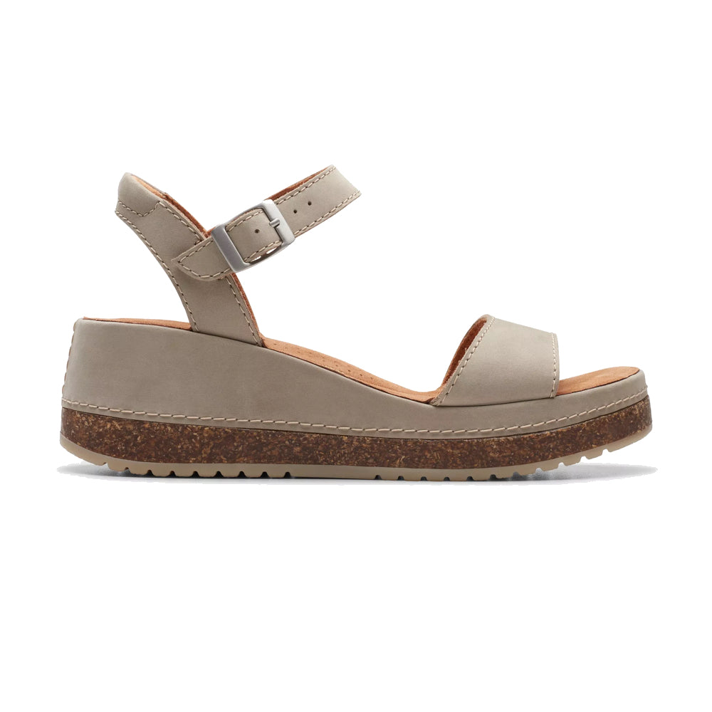 Sandali da donna CLARKS Kassanda Step in nabuk blu navy Sandali da donna CLARKS Kassanda Step in nabuk blu navy