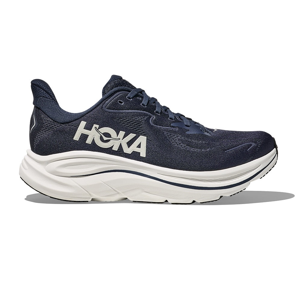 Men's Clifton 10 (Navy White) side