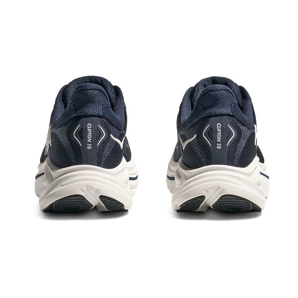 Men's Clifton 10 (Navy White) back