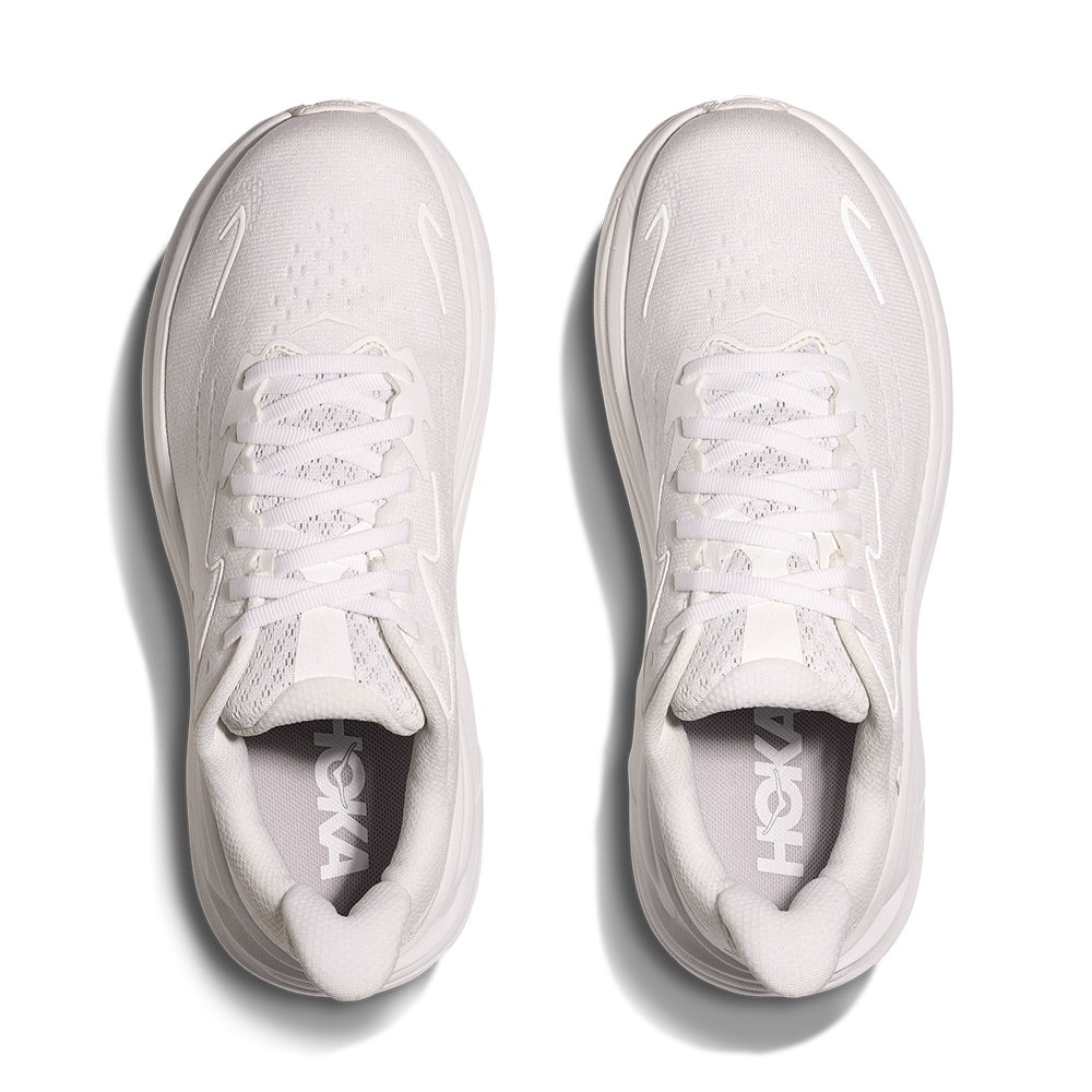 Men's Clifton 10 (White/White) top