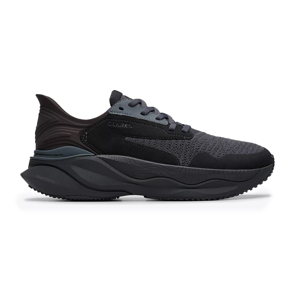 Men's Clarks Pace (Black) side