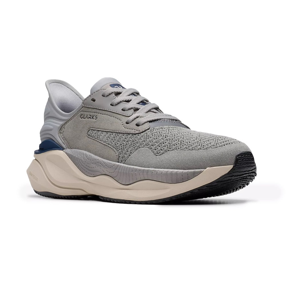 Men's Clarks Pace (Grey) front side