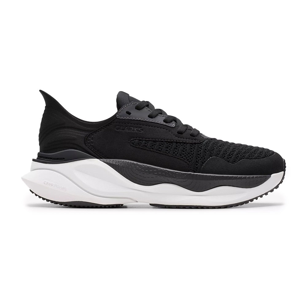 Clarks Pace (Black/White) side