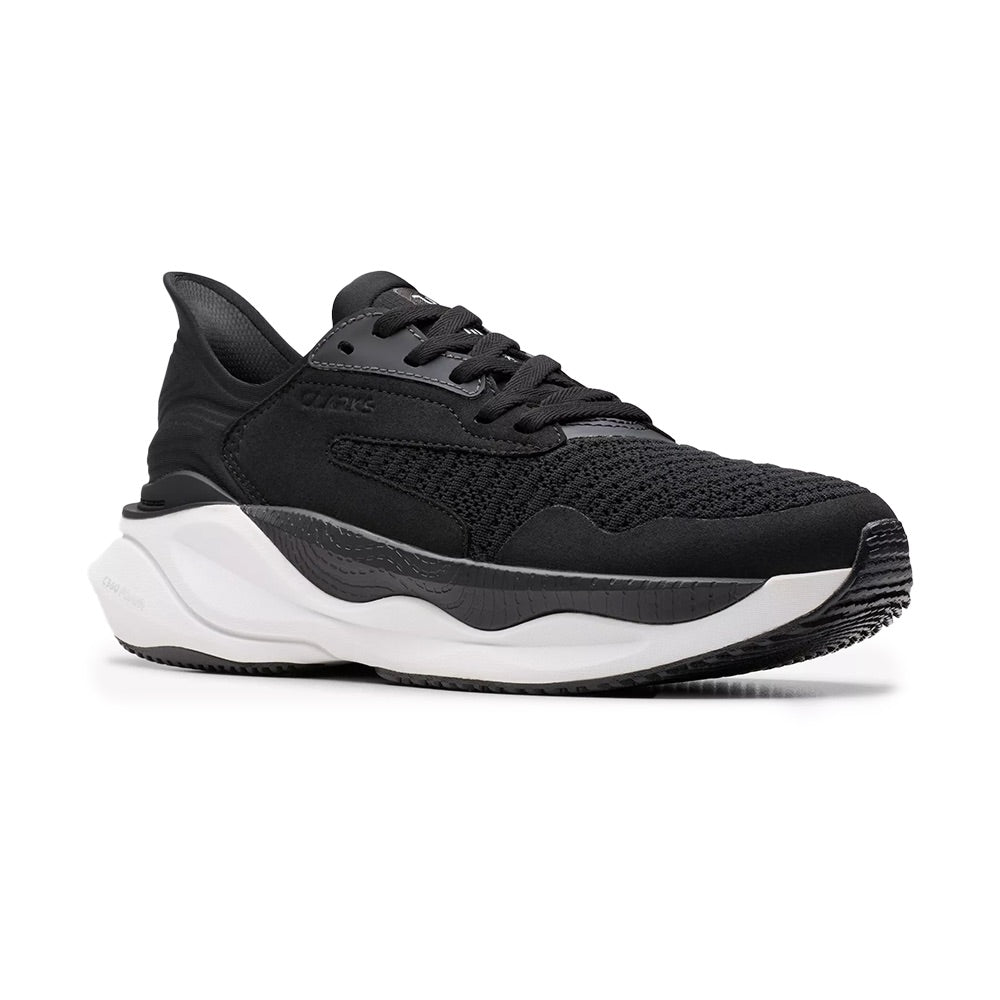 Clarks Pace (Black/White) front side