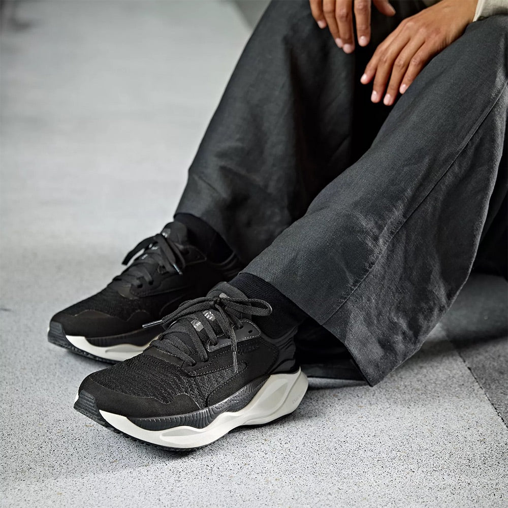 Clarks Pace (Black/White) when worn