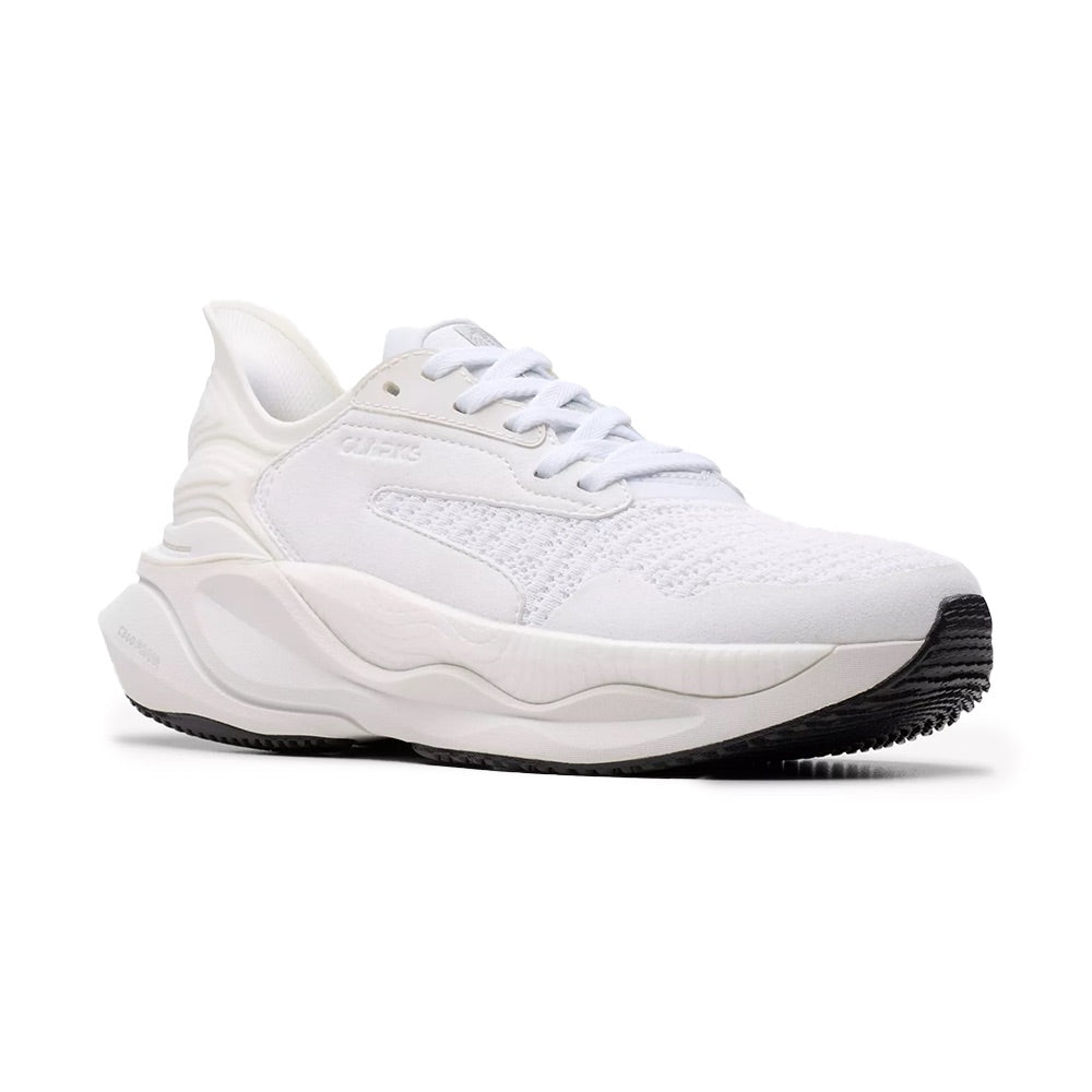 Clarks Pace (White) front side