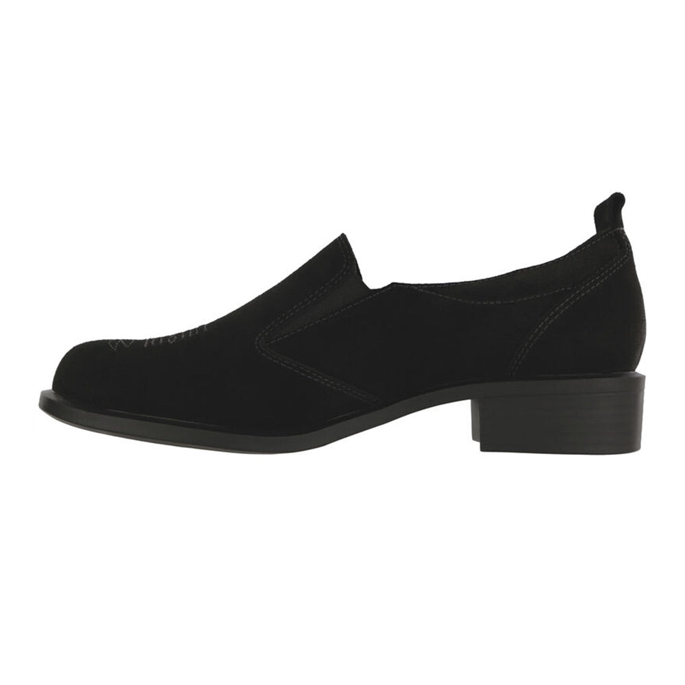 Women's Saddle (Black Suede) other side
