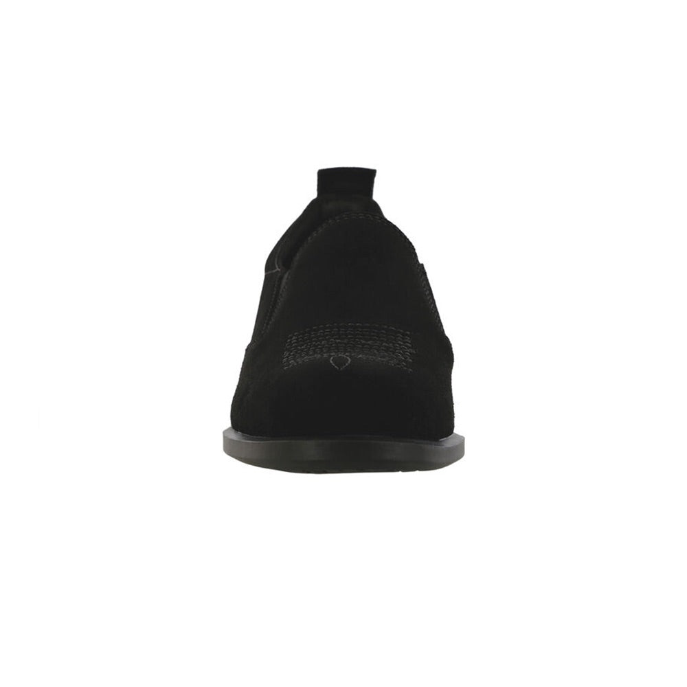 Women's Saddle (Black Suede) front