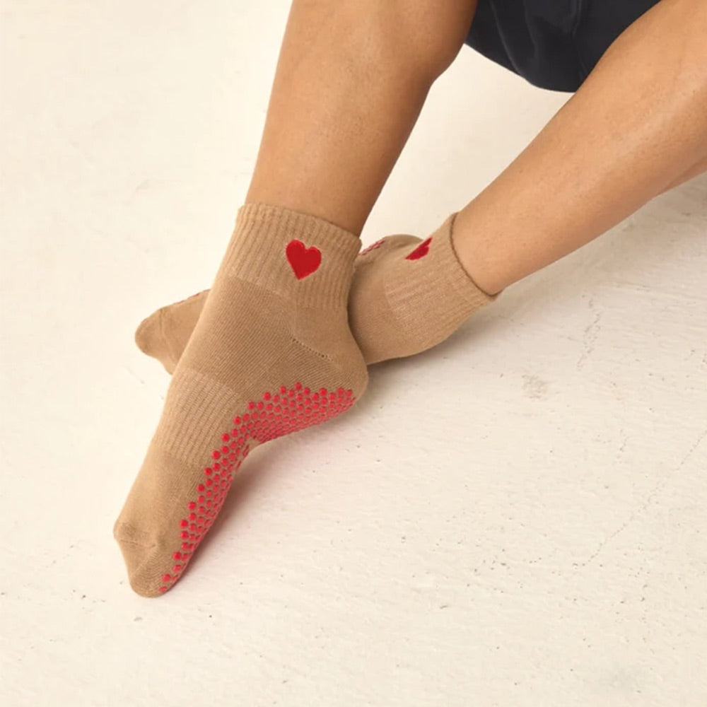 The Harlow Grip Sock (Heart)