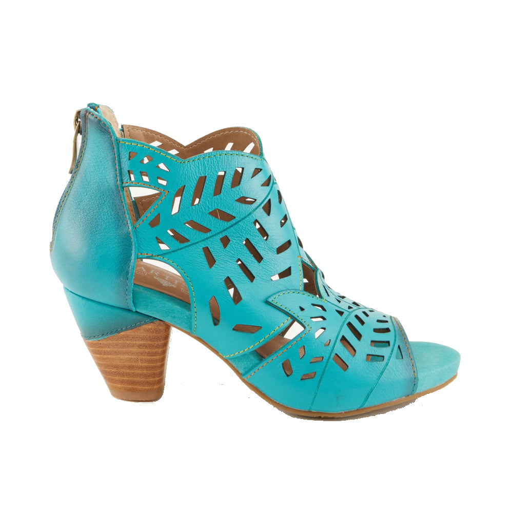 Leaf Inspired Turquoise Sandal