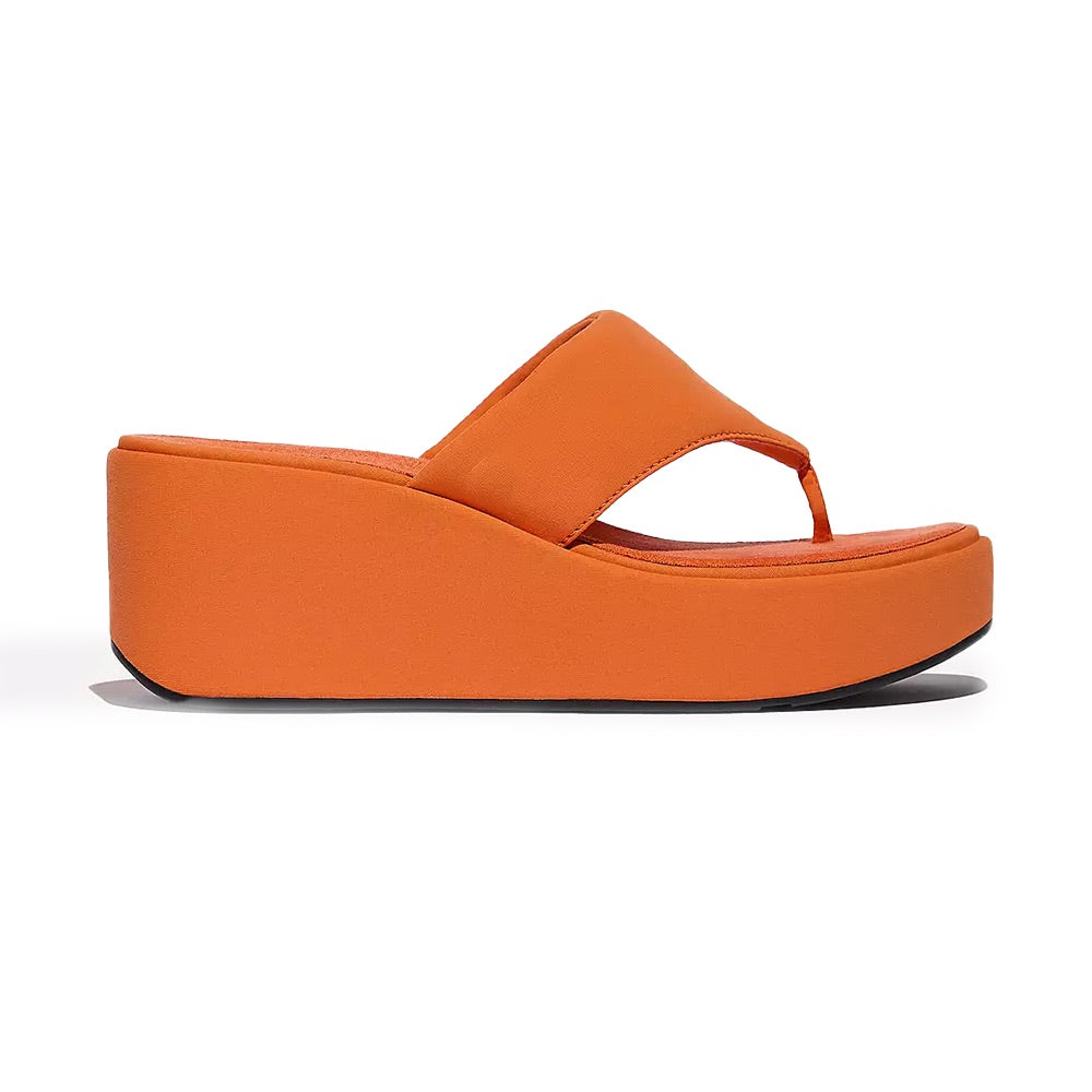 Platform Wedge Toe-Post Sandals (Satsuma) side