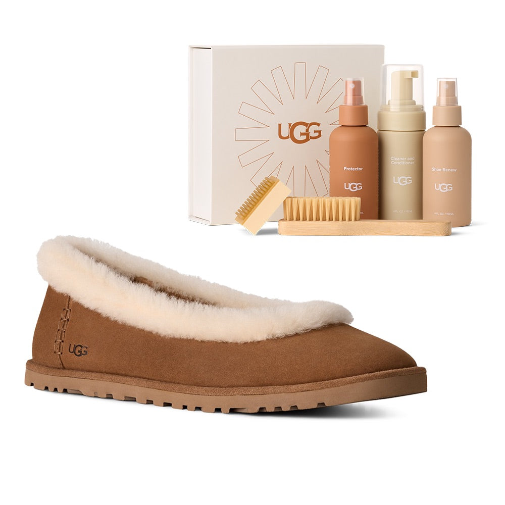 UGG Zora Ballet Flat + UGG Care Kit Bundle – Hansen's