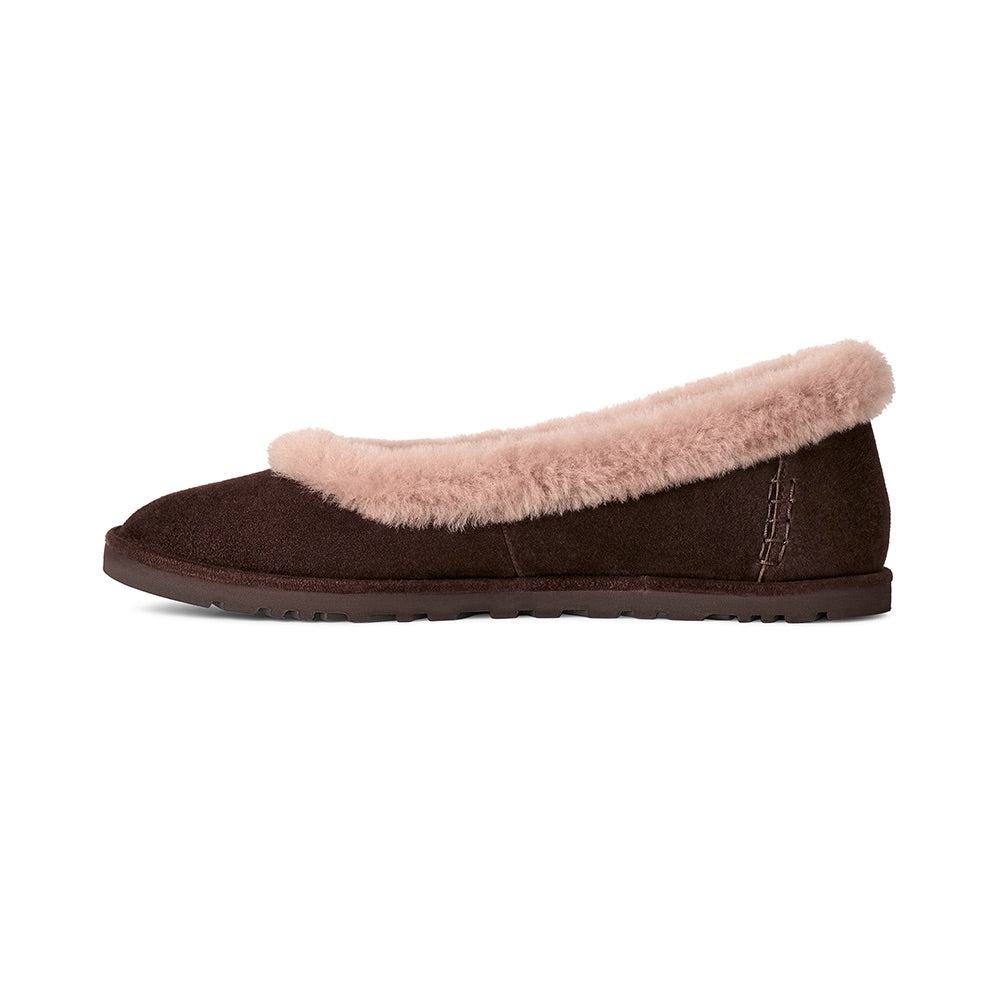 UGG Women's Zora Ballet Flat (Dusted Cocoa) – Hansen's
