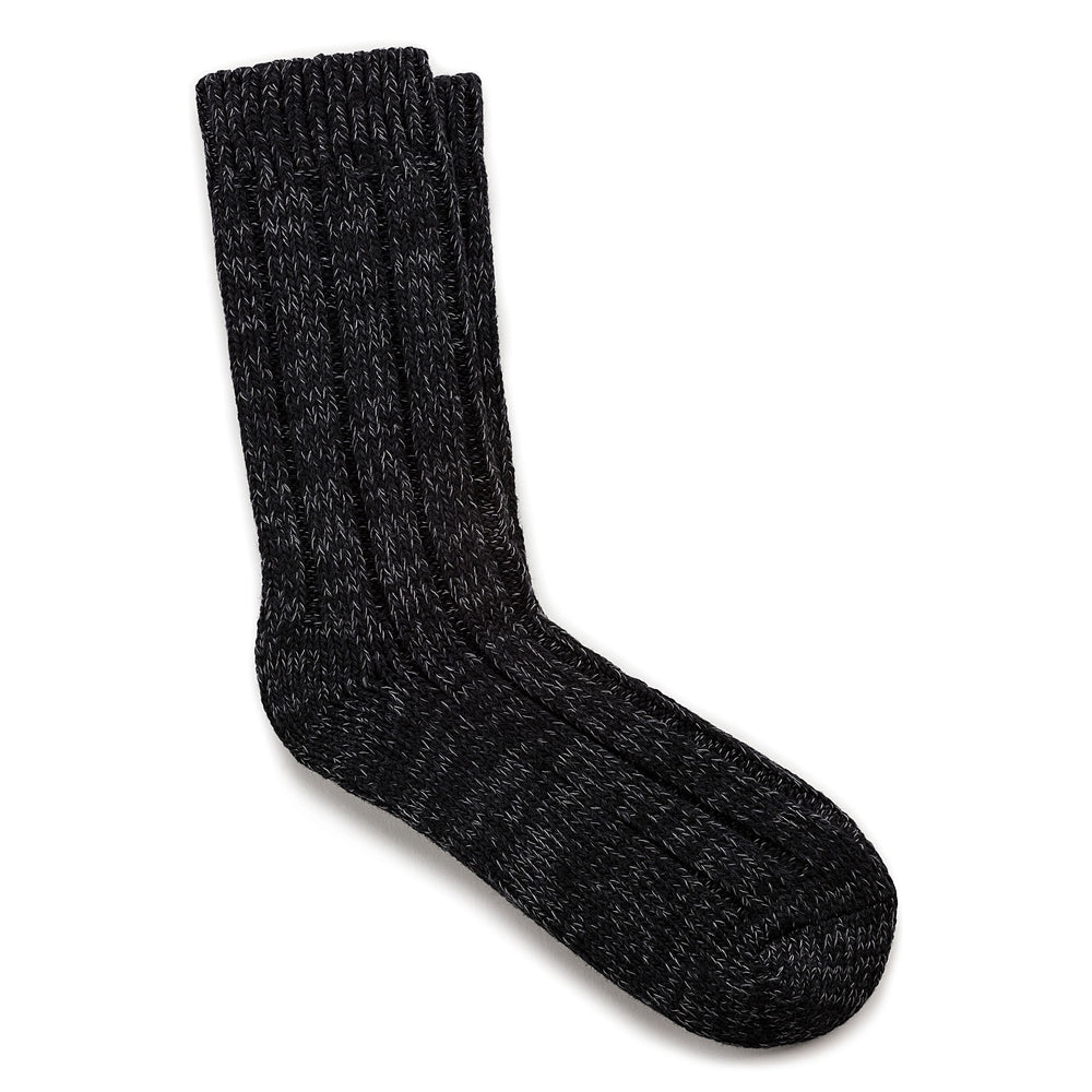 Women's Black Cotton Socks