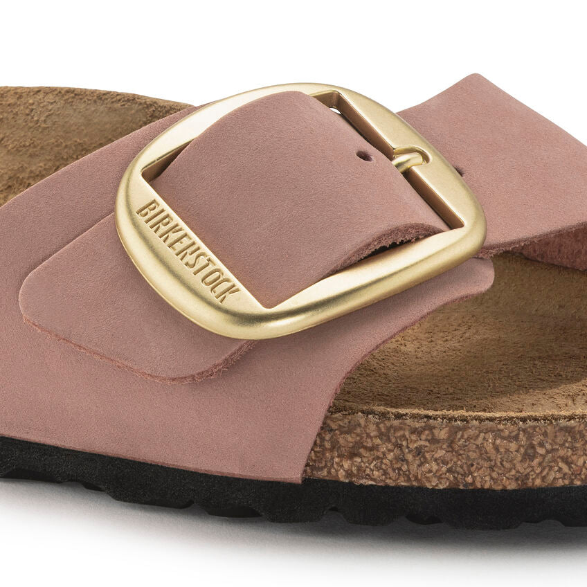 Rose gold cheap big buckle birkenstock