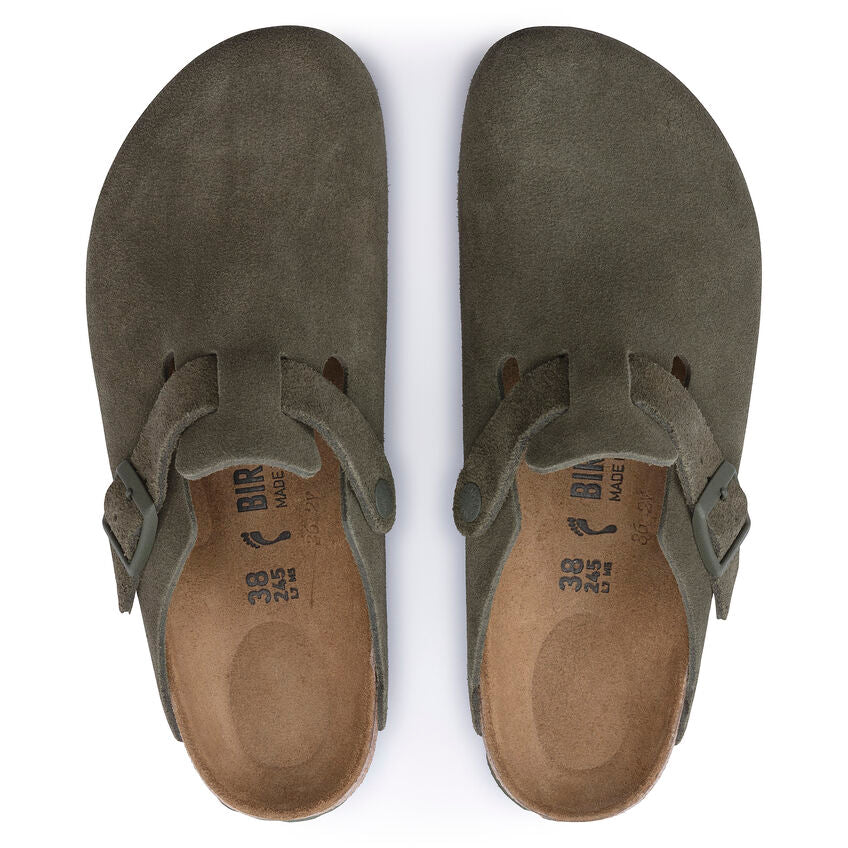 Men's Boston Suede Leather (Thyme)