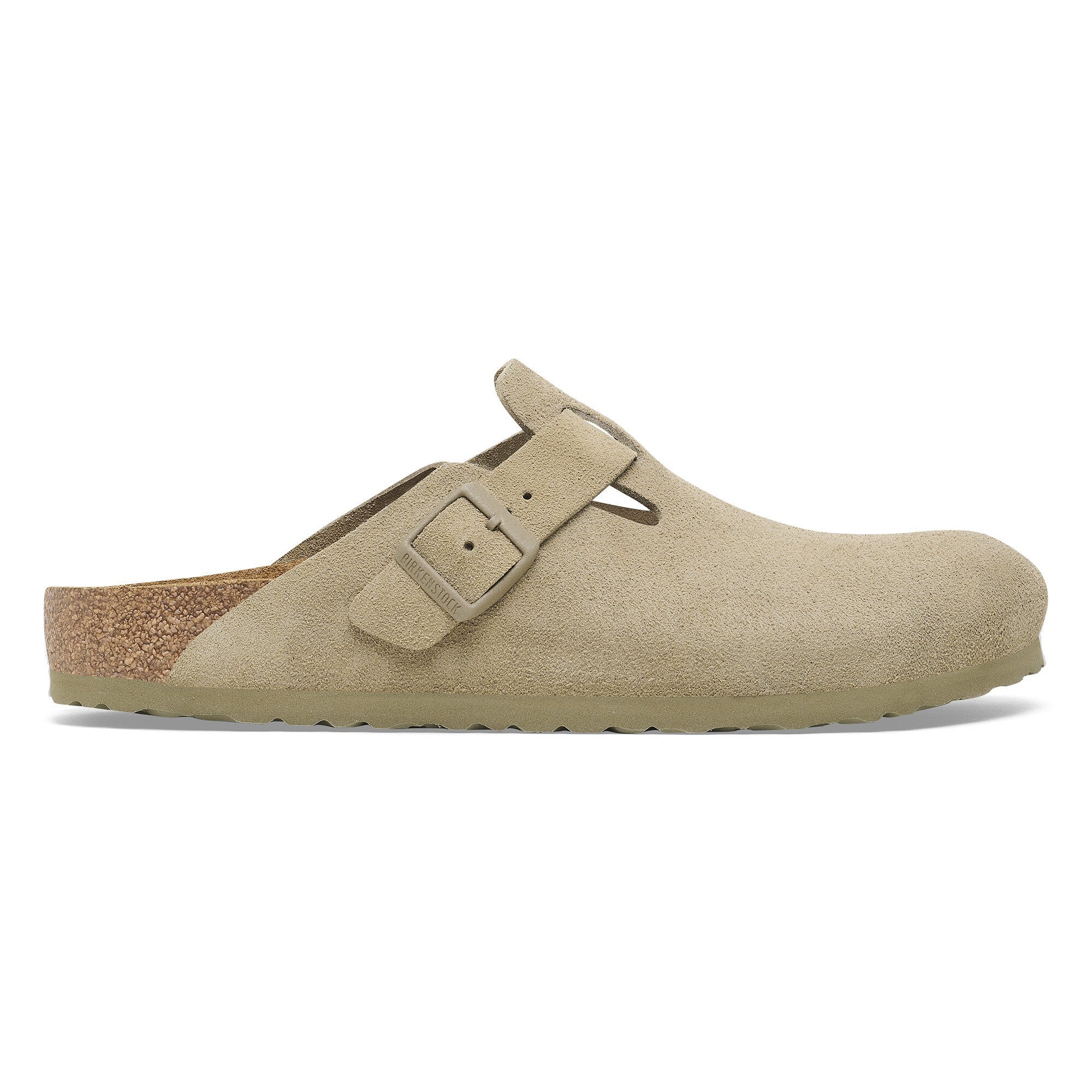 Boston Faded Khaki Suede