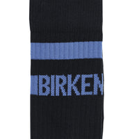 Cotton Crew Stripe Sock (Black) detail