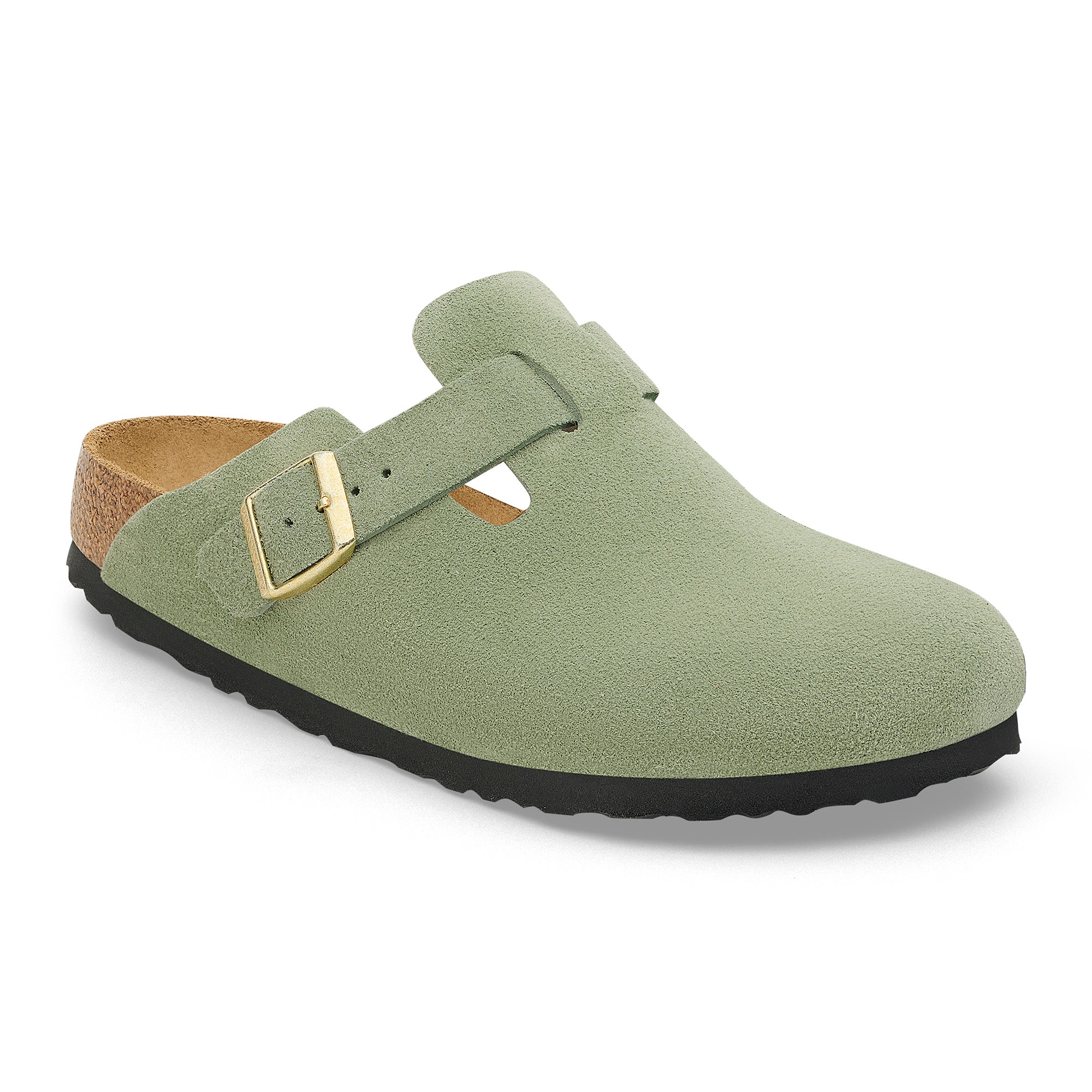 Boston Soft Footbed (Green Tea Suede)