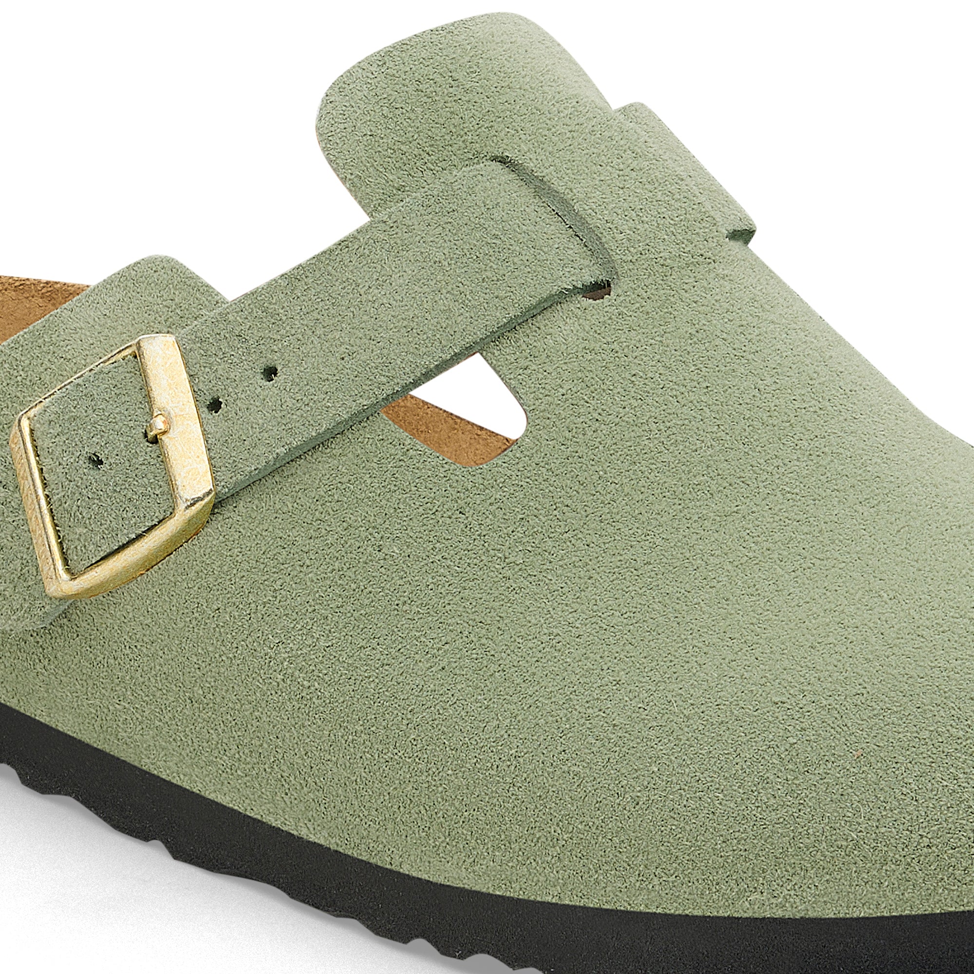 Boston Soft Footbed (Green Tea Suede)