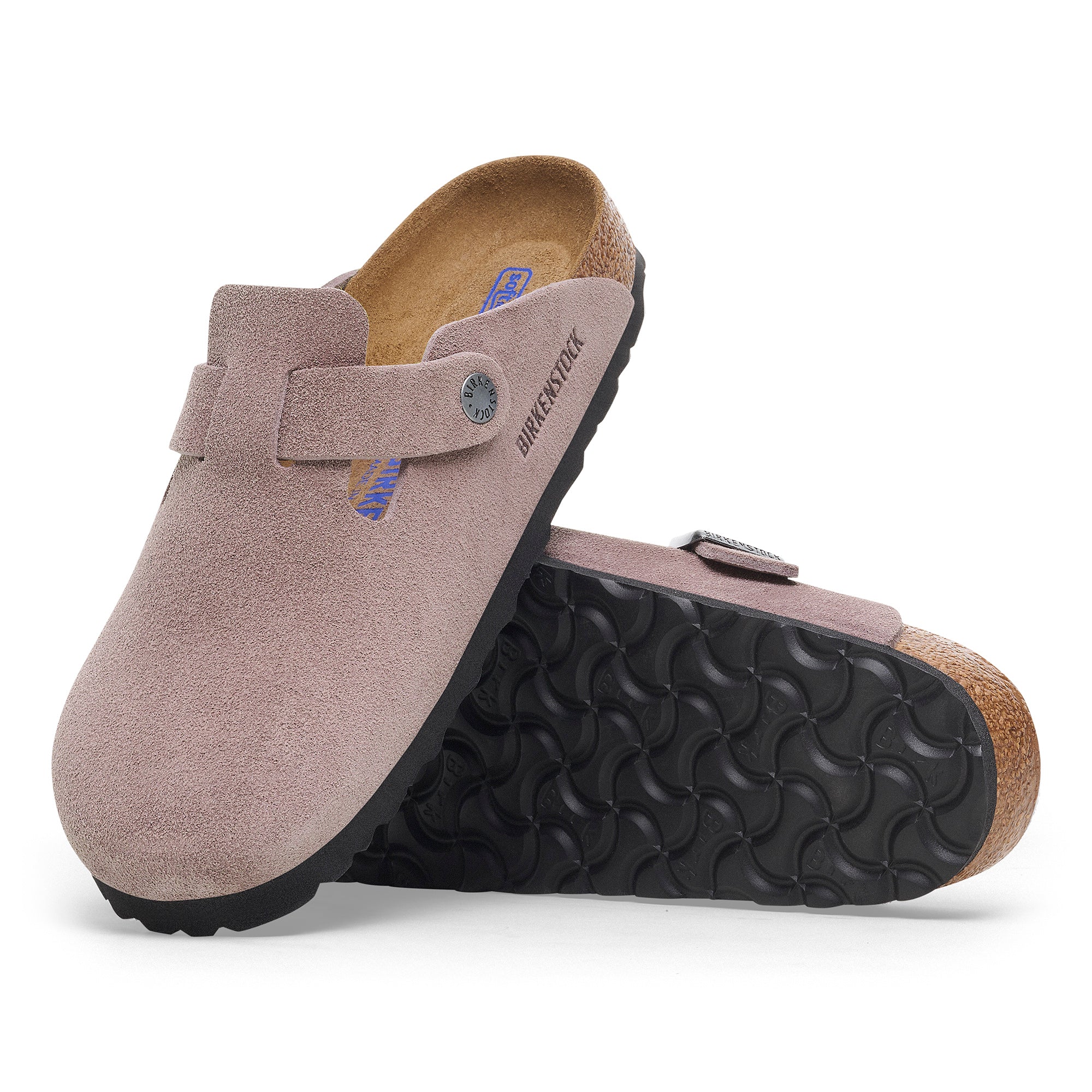 Boston Soft Footbed (Faded Purple Suede)