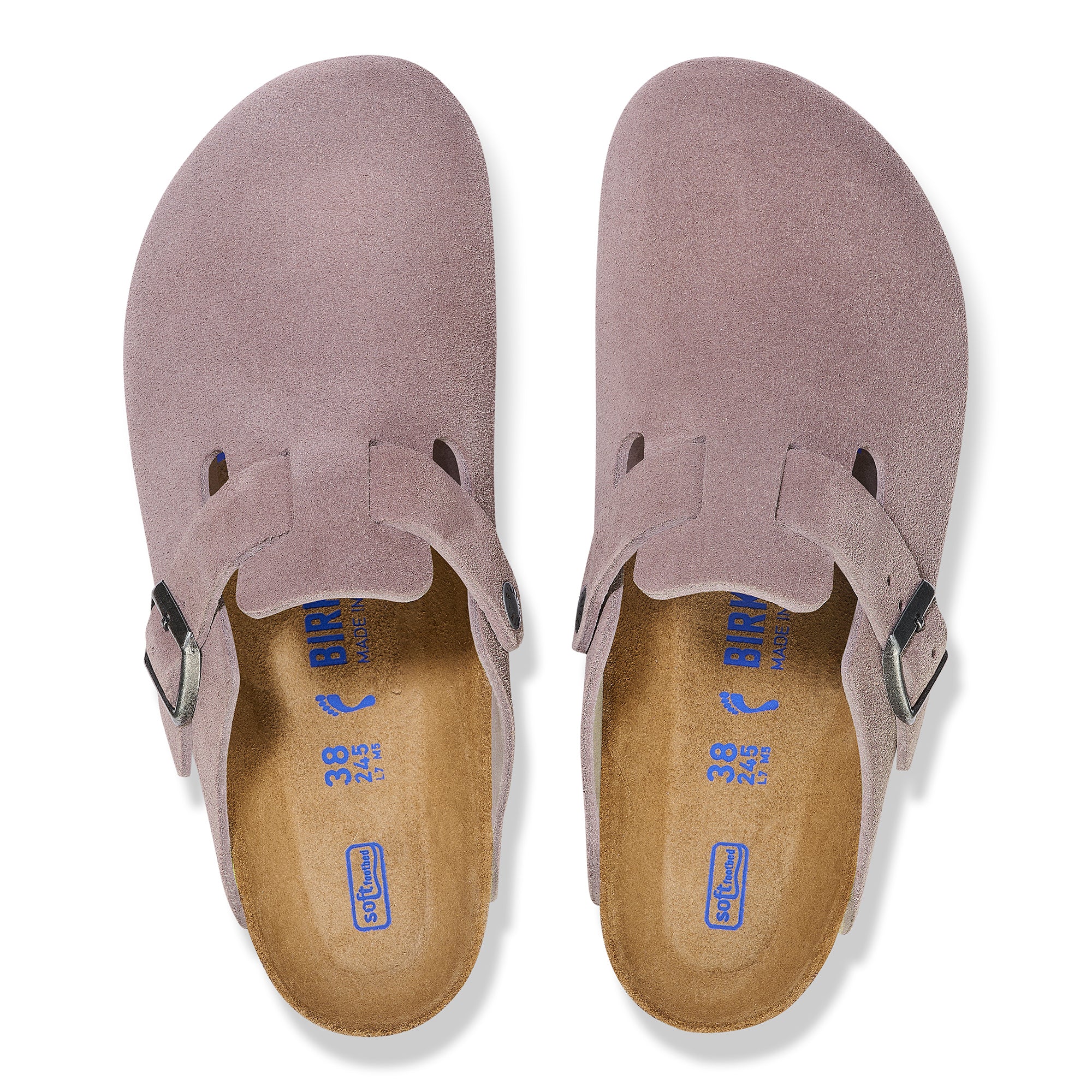 Boston Soft Footbed (Faded Purple Suede)