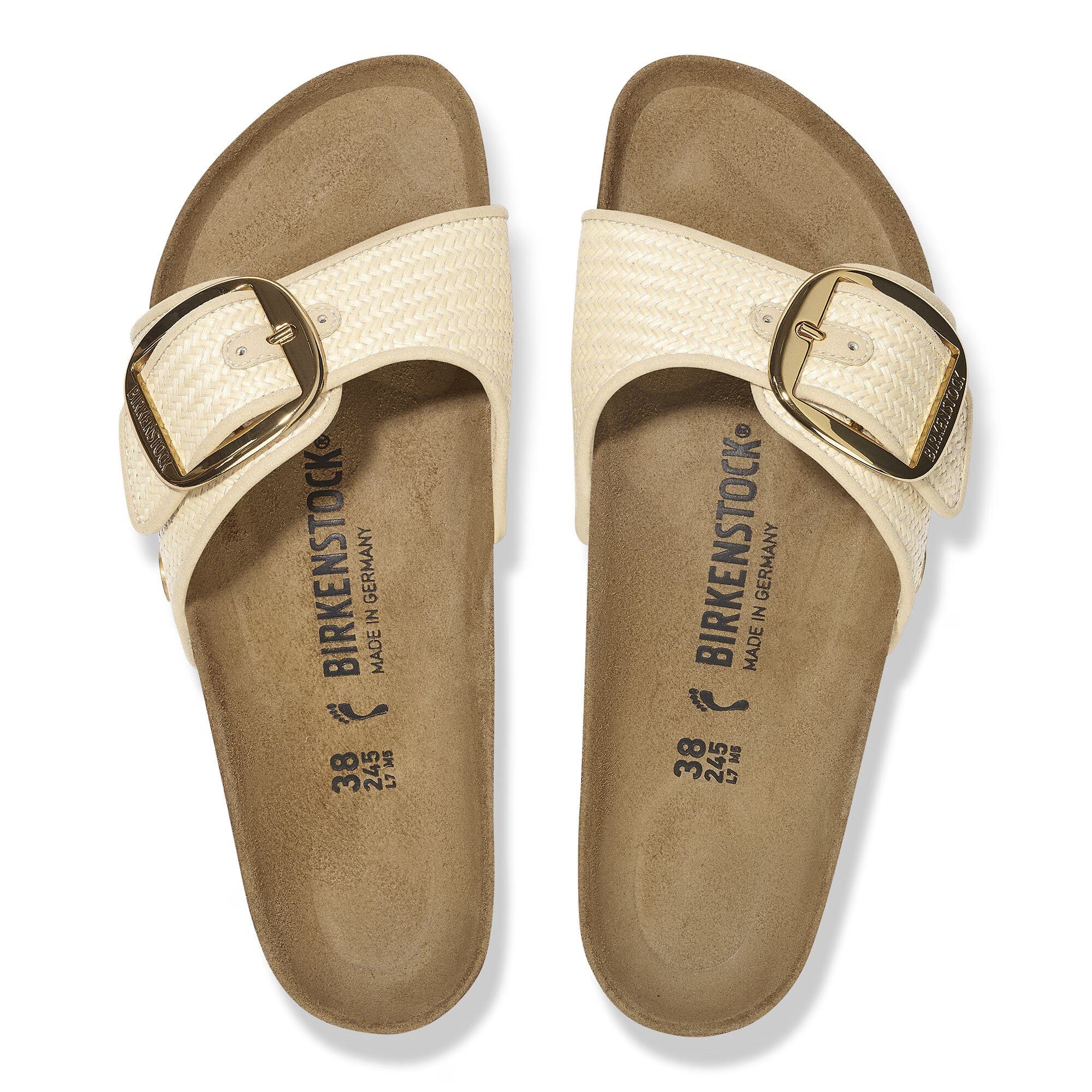 Madrid Big Buckle (Raffia Natural) top