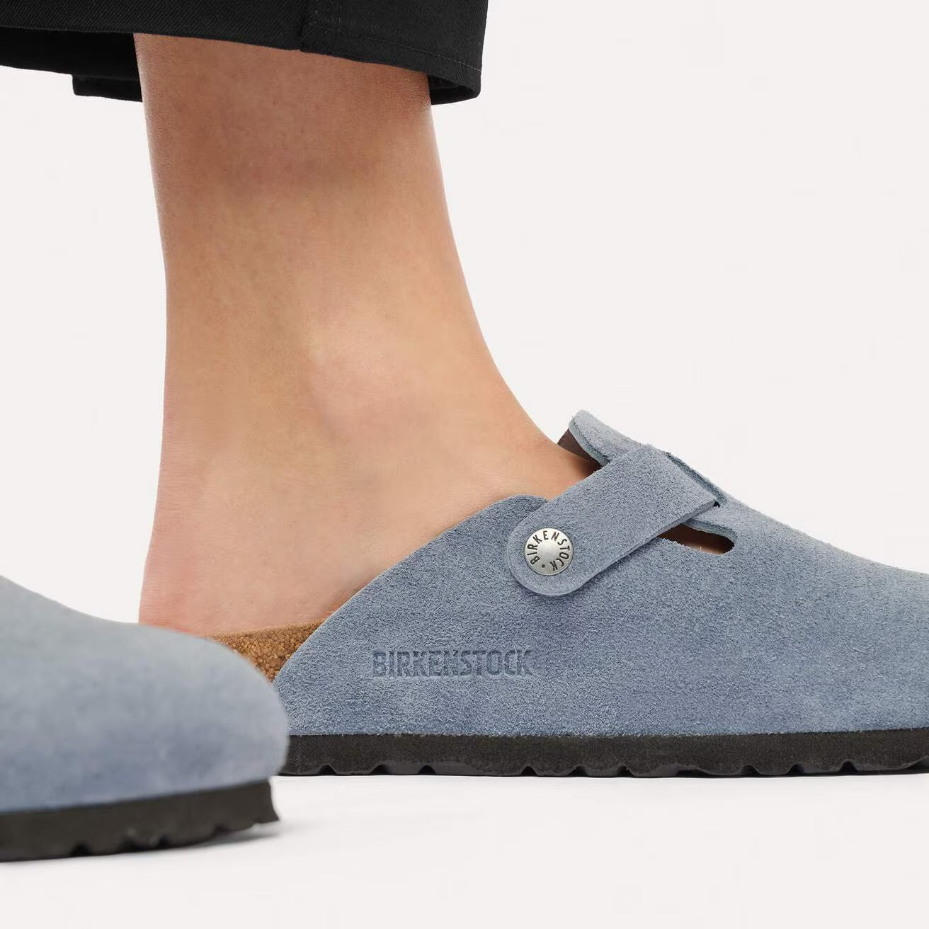 Women's Boston (Stone Blue) up close
