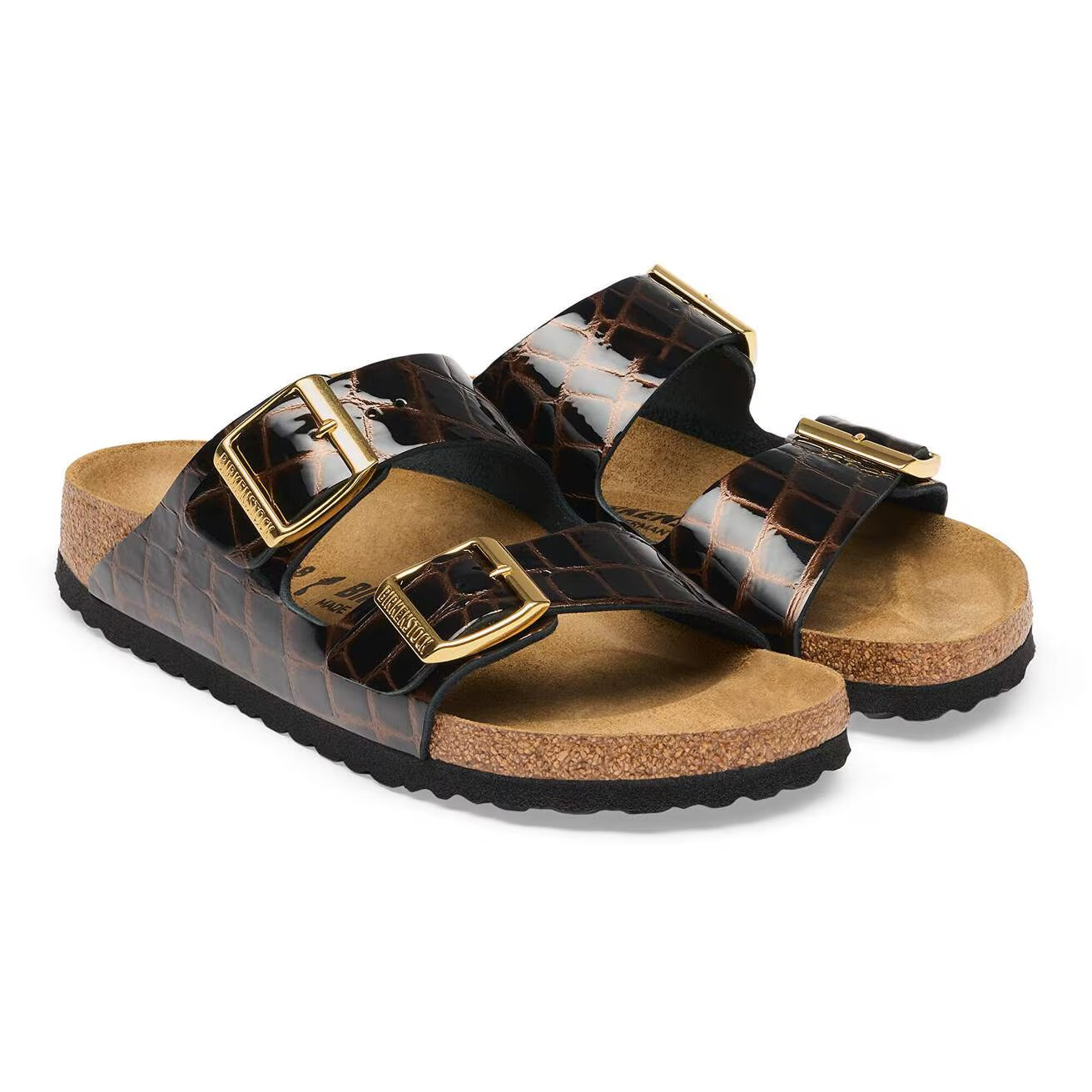 Women's Arizona Leather (Black Embossed) pair