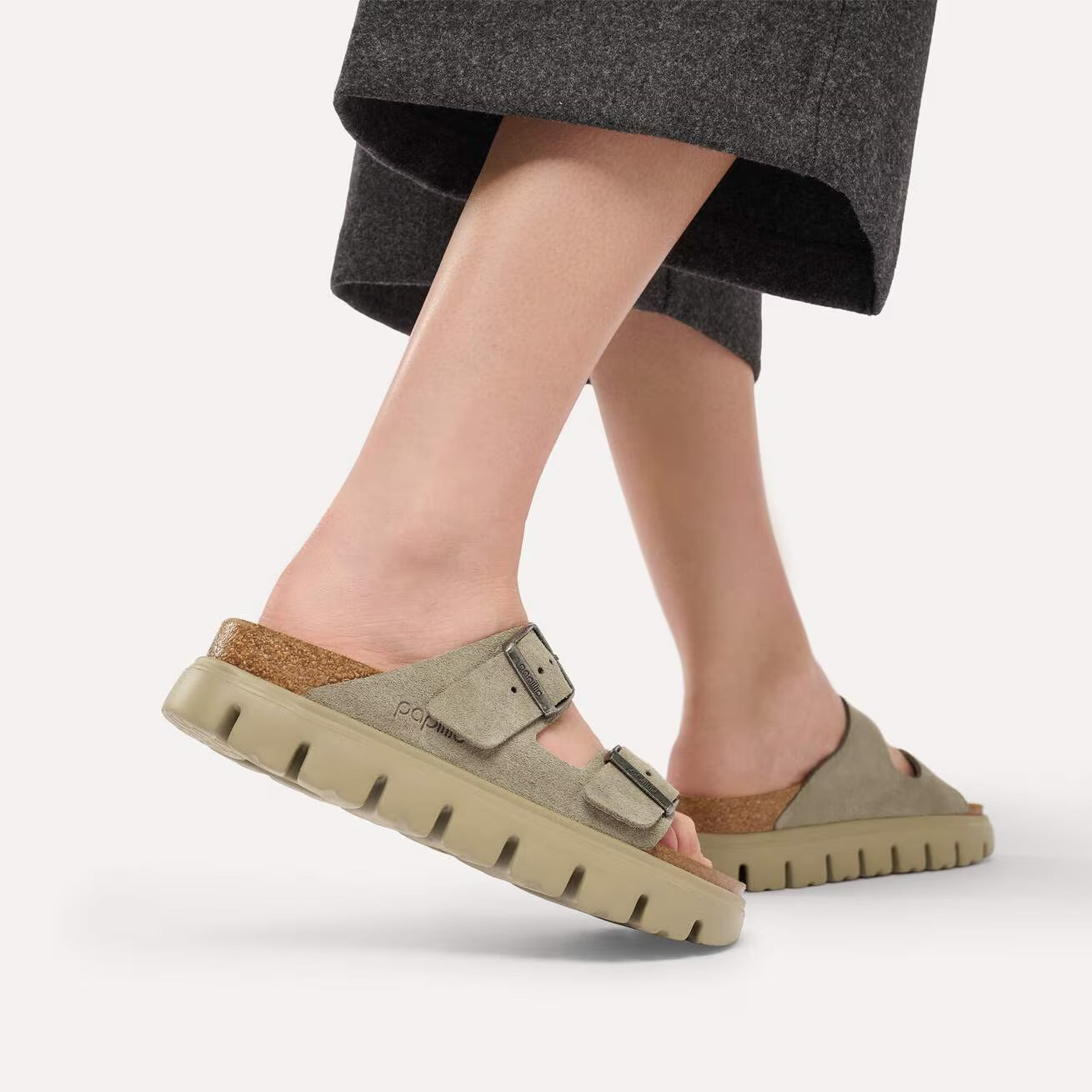 Women's Arizona Chunky (Taupe Tonal) when worn