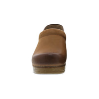 Professional Tan Burnished Suede Classic Clog