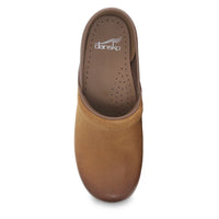 Professional Tan Burnished Suede Classic Clog